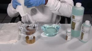 How to darken brass with Brassager solution
